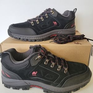 Camel Crown Men's Hikers Black/Red, Size 12.5, Extra Laces Included***NWT***